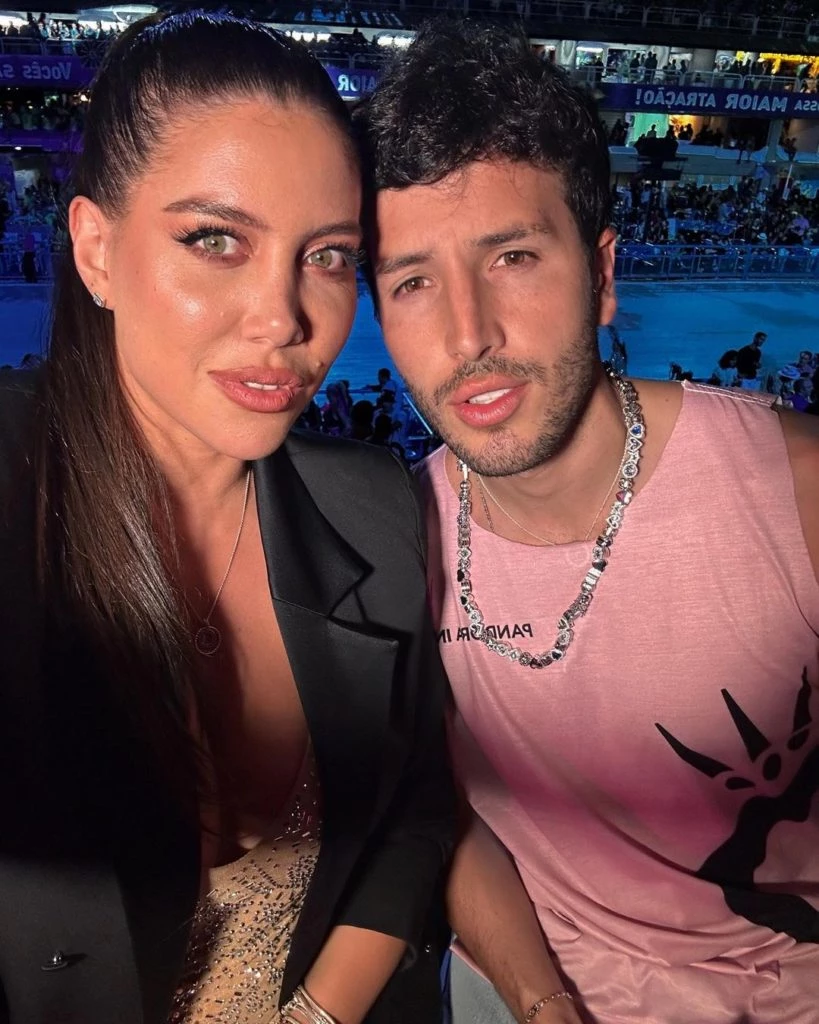 Wanda Nara y Sebastián Yatra se mostraron juntos en el Carnaval de Río