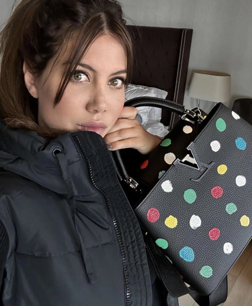 Wanda Nara y su nueva cartera Louis VuittonFoto: Instagram.