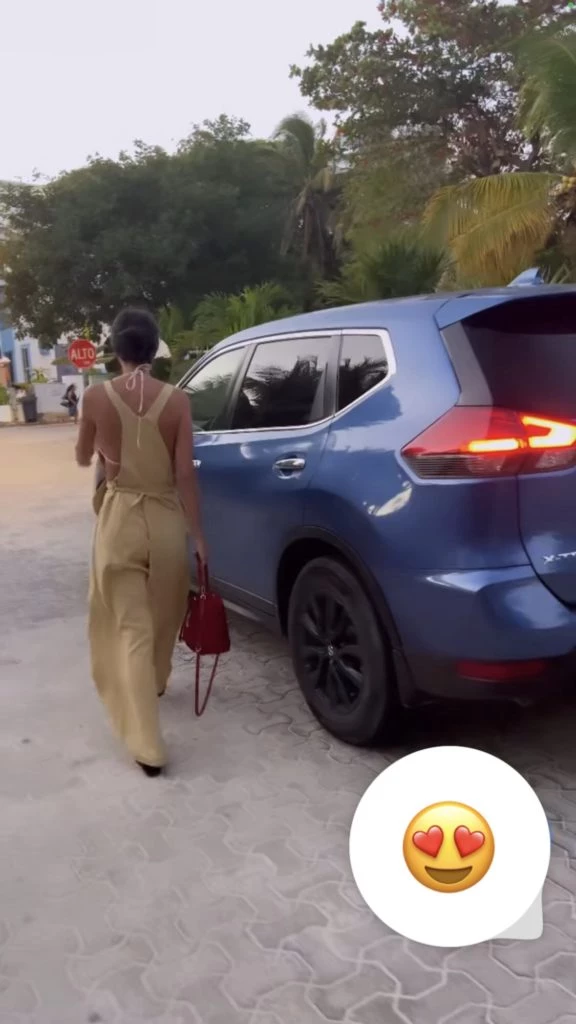 Zaira Nara y un look muy canchero en México. Foto: Instagram.