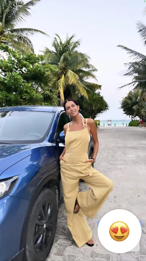 Zaira Nara y un look muy canchero en México. Foto: Instagram.