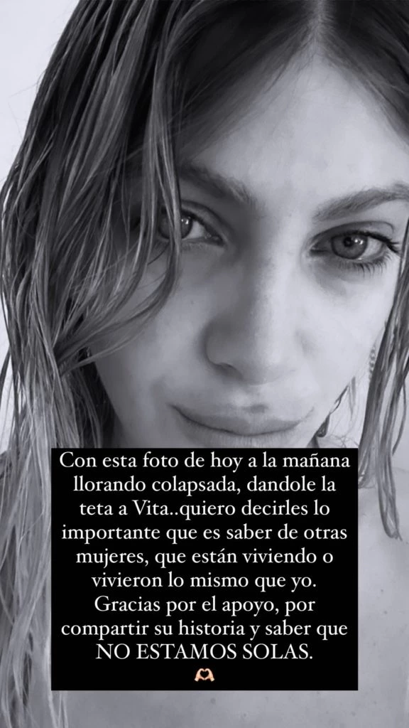 Cande Ruggeri se sinceró sobre cómo está viviendo su rol de mamá