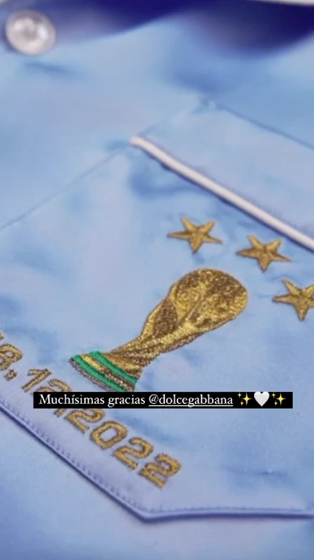 flia messi roccuzzo pijama dolce y gabbana