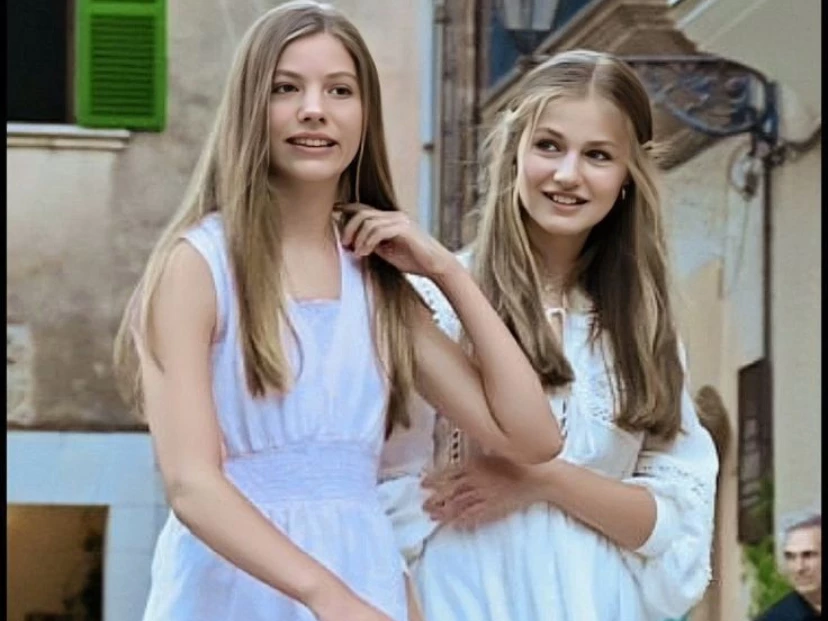 infanta sofia y princesa leonor