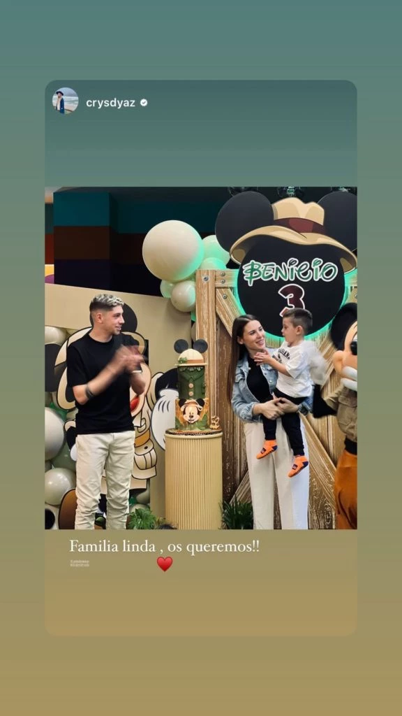 Cumpleaños hijo de Mina Bonino y Fede Valverde