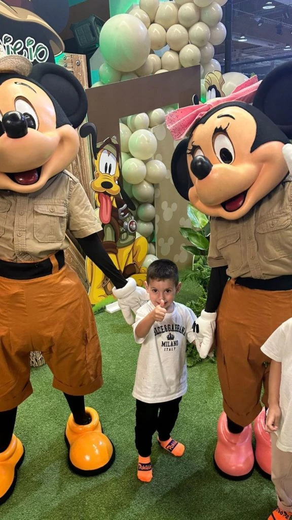 Cumpleaños hijo de Mina Bonino y Fede Valverde