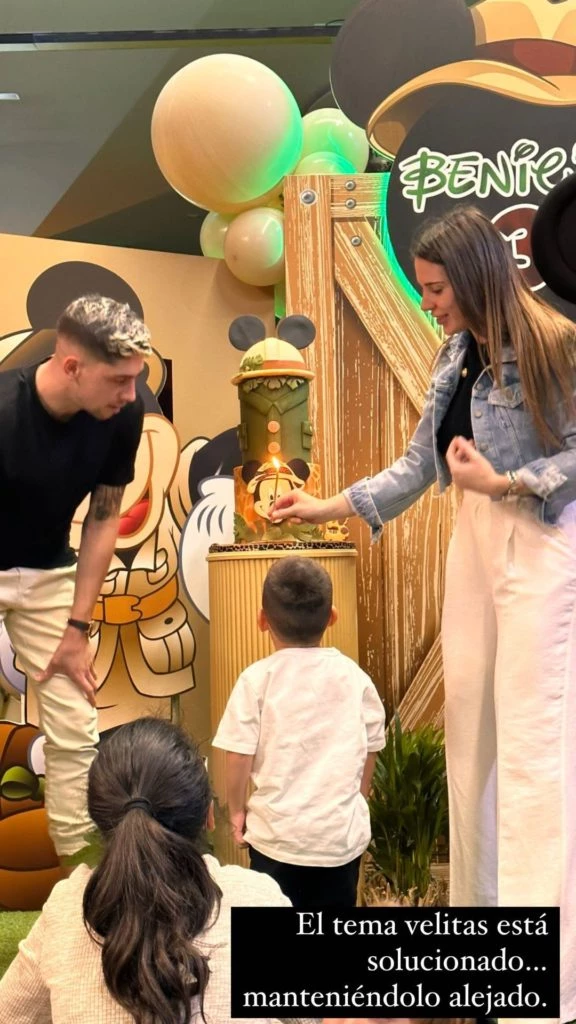 Cumpleaños hijo de Mina Bonino y Fede Valverde