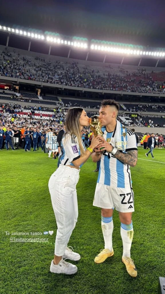 Agus Gandolfo, mujer de Lautaro Martínez.