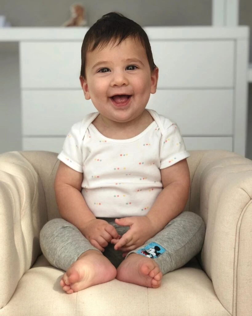 Antonela Roccuzzo compartió una foto retro de su hijo Ciro en el día de su cumpleaños