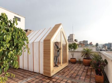 Así es la mini casa "acordeón" diseñada para ampliar espacios