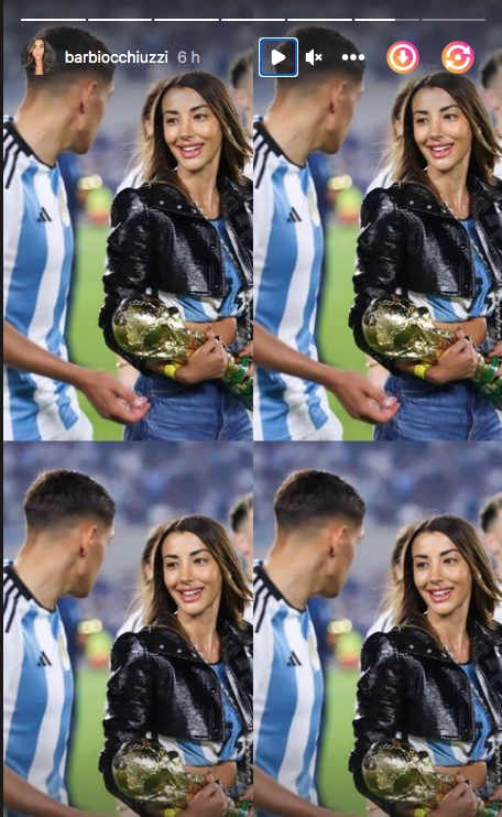 BARBARA OCCHIUZZI, mujer de Nahuel Molina