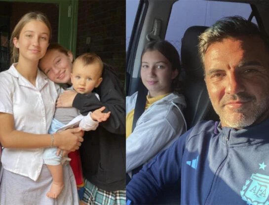 Así están Indiana, Allegra y Sienna Cubero: Fabián Cubero volvió a mostrar fotos de sus hijas junto Mica Viciconte