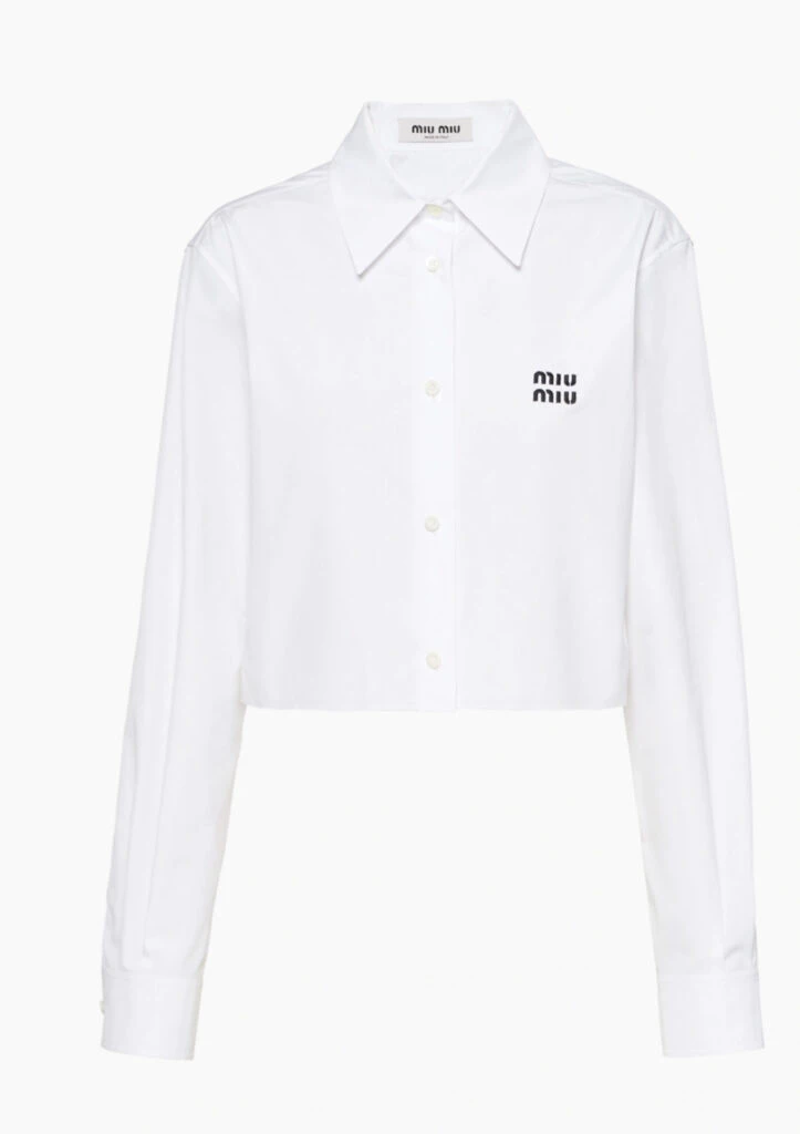 Esta es la Camisa Miu Miu que usó Wanda. Foto: web.