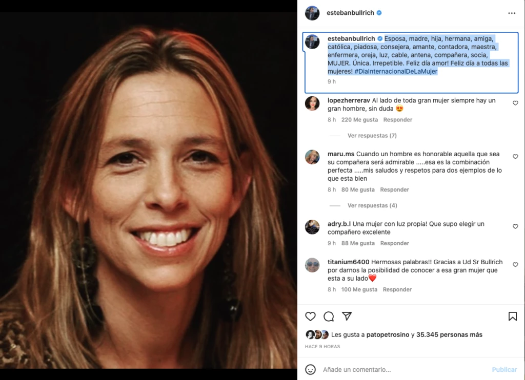 Esteban Bullrich y María Eugenia Sequeiros