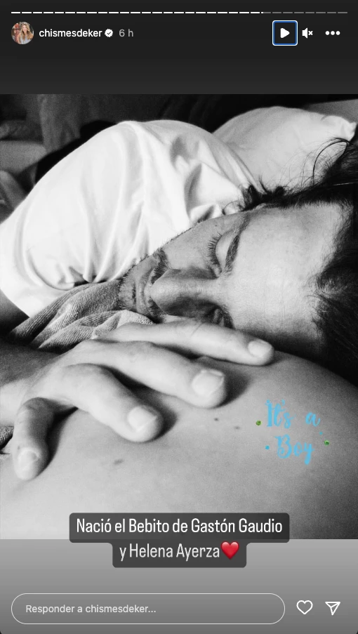 Gaston Gaudio y Helena Ayerza