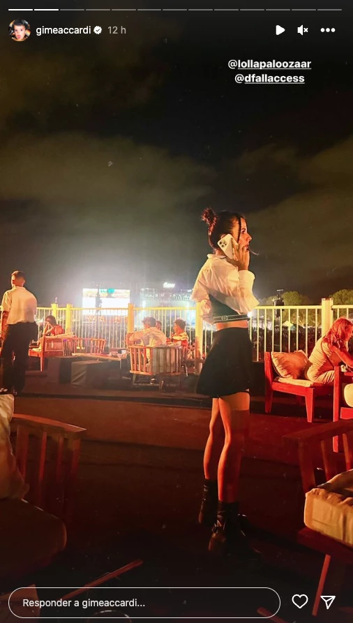 Gime Accardi en Lollapalooza