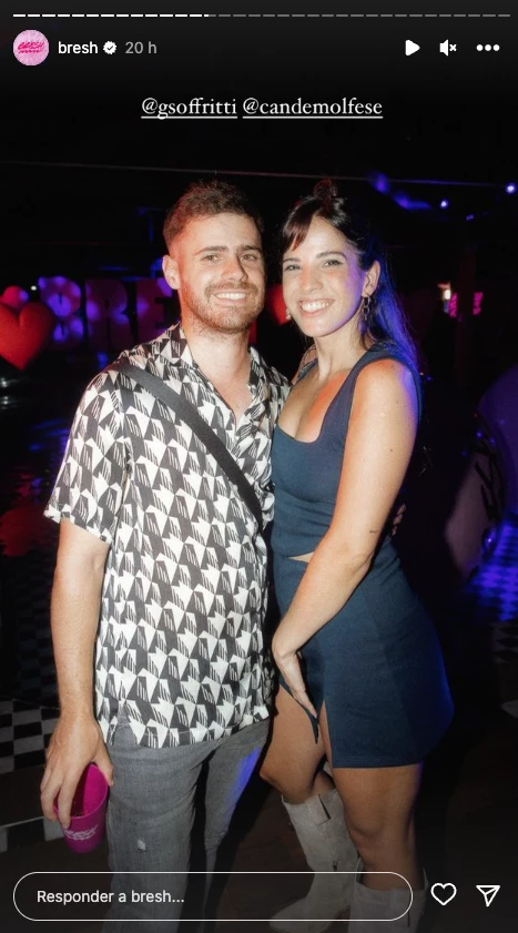 Cande Molfese y Gastón Soffritti