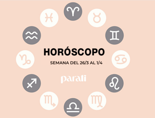 Horóscopo semanal del 26/3 al 1/4: conocé qué deparan los astros para cada signo
