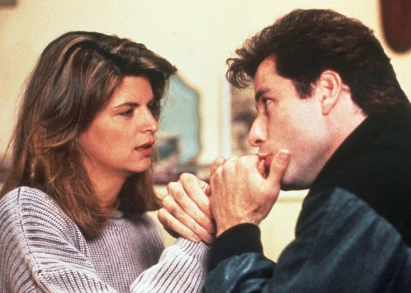 John Travolta y Kristie Alley