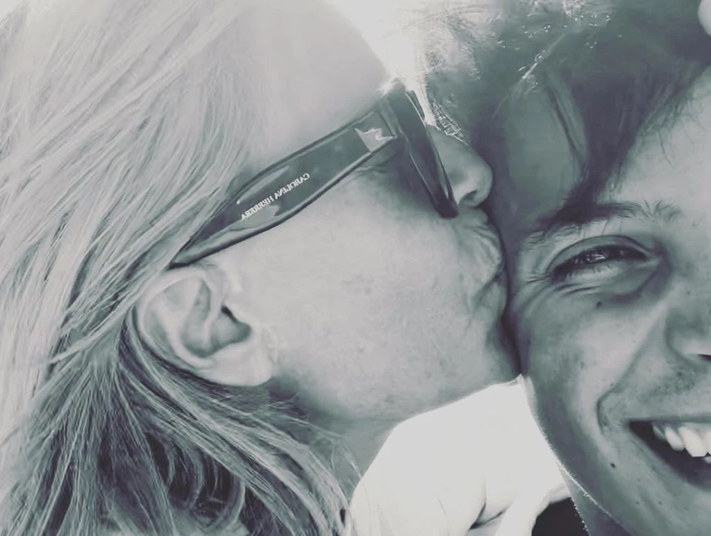 Cecilia Bolocco y su hijo Máximo Menem de vacaciones en Miami