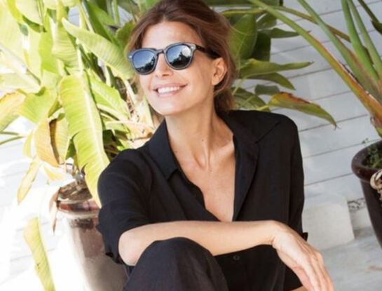 Juliana Awada impactó con un sensual y jugado look total black