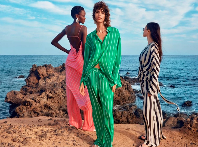 Campaña primavera verano 2023 de H&M protagonizada por Mica Argañaraz