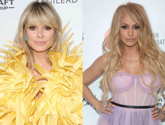 Vidriera: desde Heidi Klum a Paulina Rubio, los looks más glamorosos en la gala de Elton John