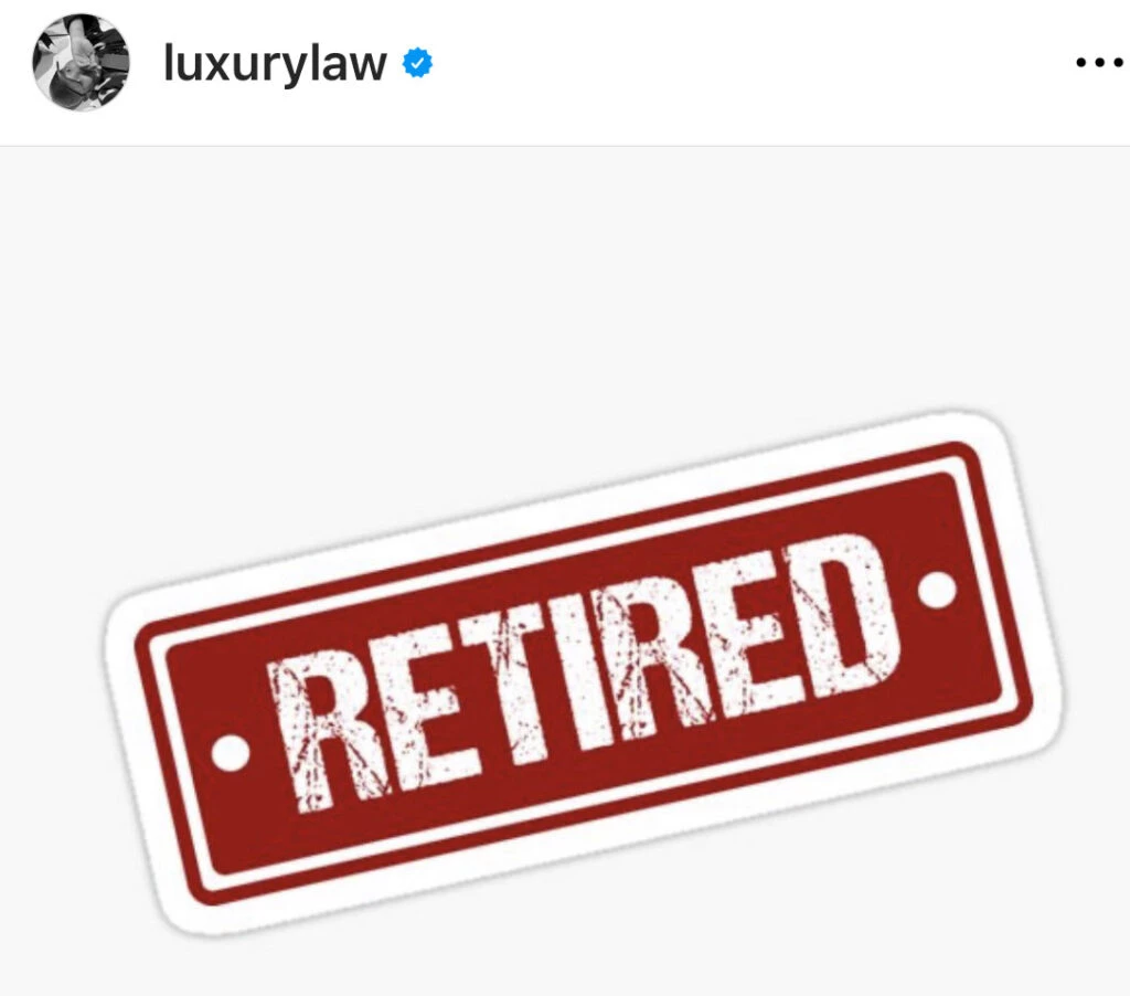 El anuncio de Law Roach en su Instagram. Foto: Instagram.