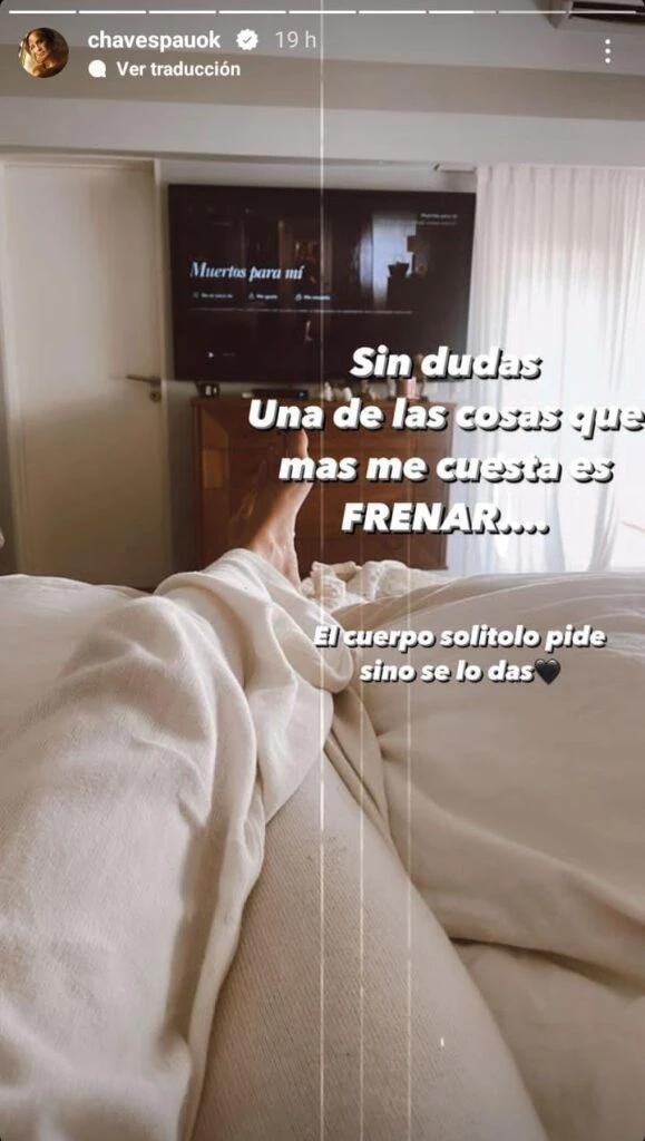 El mensaje de Paula Chaves sobre su salud