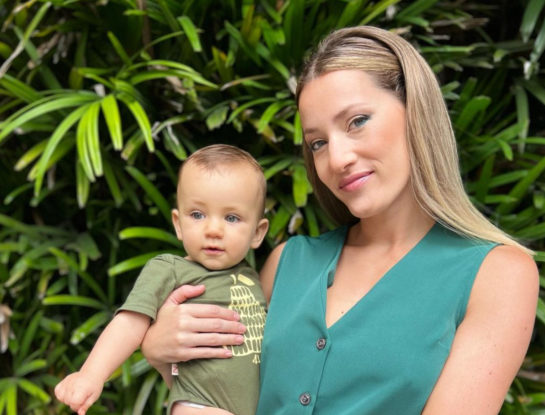 El tierno mensaje de Mica Viciconte para Luca, su hijo de 10 meses