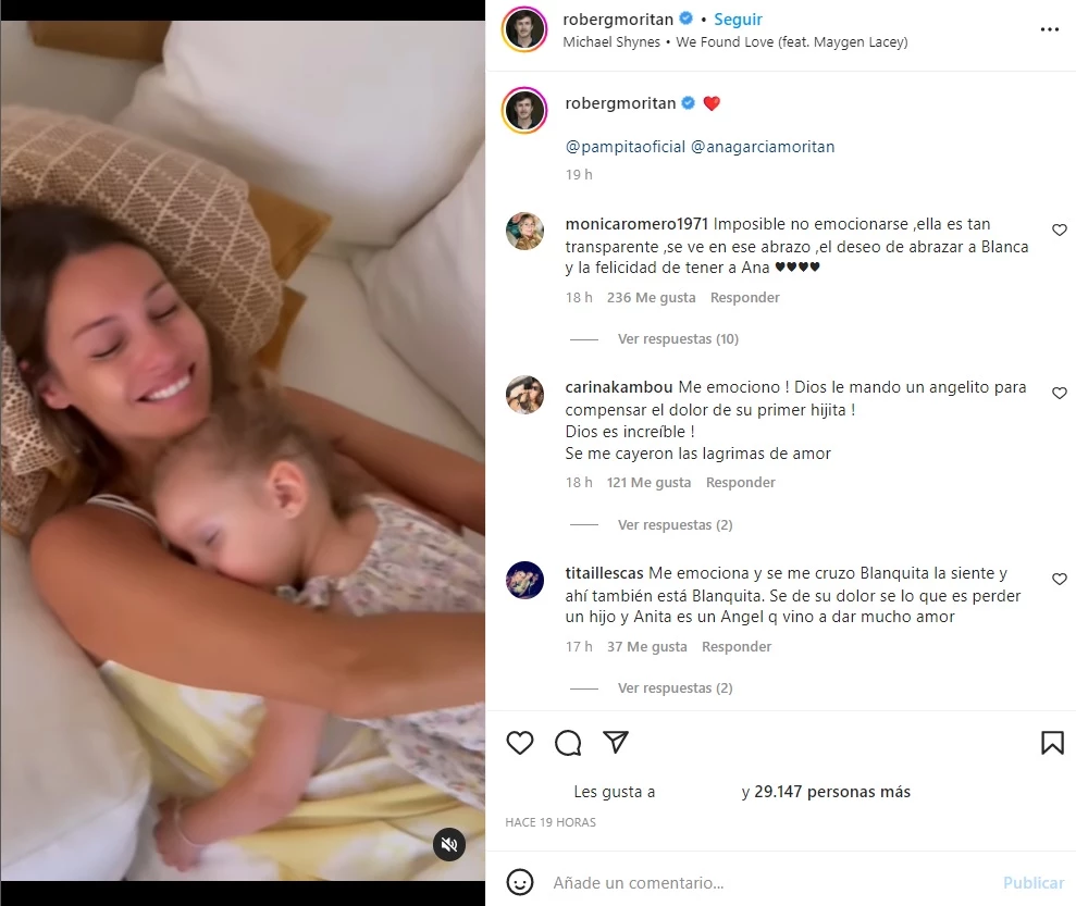 El tierno posteo de Roberto García Moritán