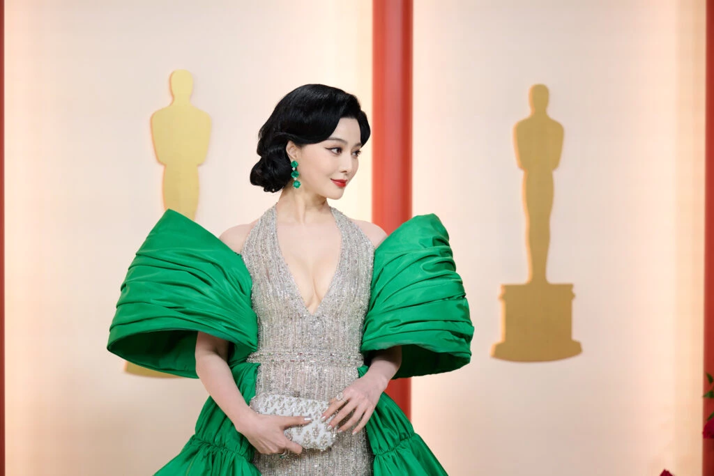 La actriz Fan Bingbing en la ceremonia de los Oscar 2023.