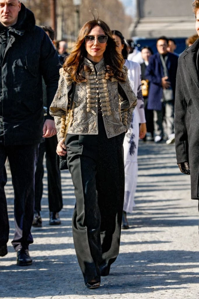 Elsa Zylberstein en el desfile de Dior