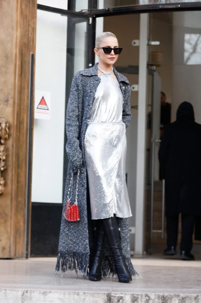 Street Style desfile Paco Rabanne en la Semana de Moda de París