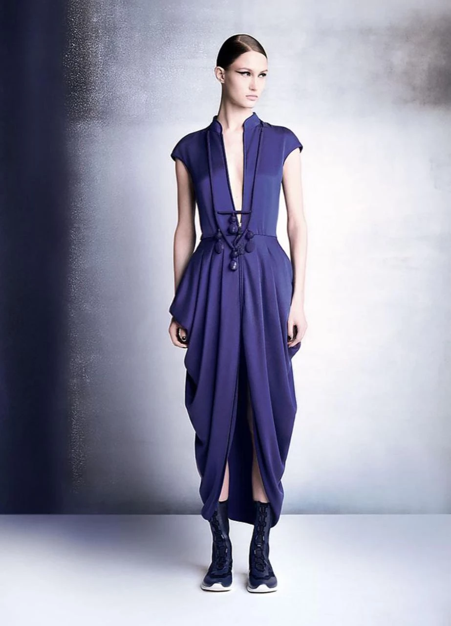 Giorgio Armani presentó su colección primavera verano 2023.