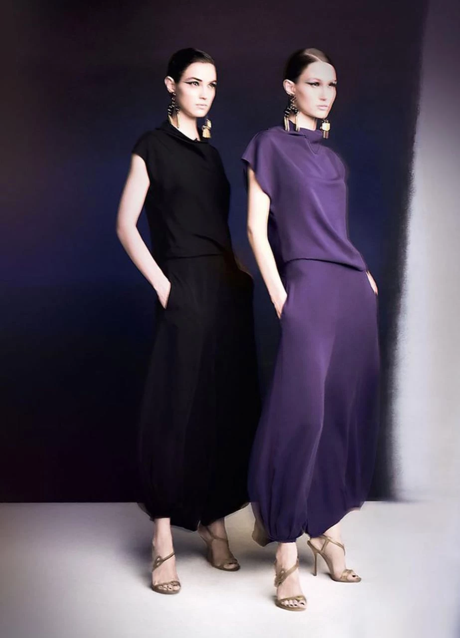 Giorgio Armani presentó su colección primavera verano 2023.