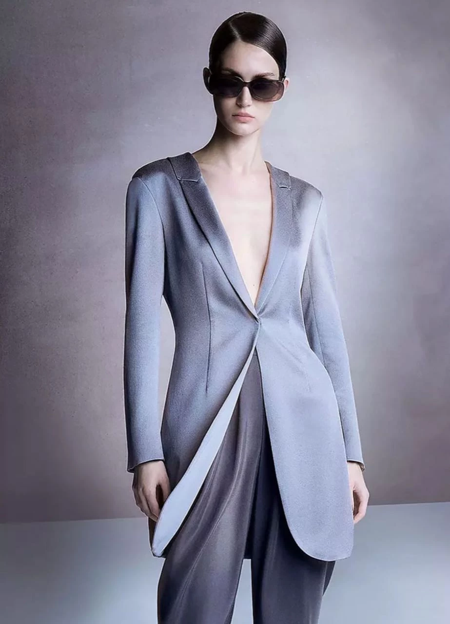 Giorgio Armani presentó su colección primavera verano 2023.