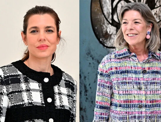 El look matchy-matchy de Carolina de Mónaco y Charlotte Casiraghi con la estampa de la temporada