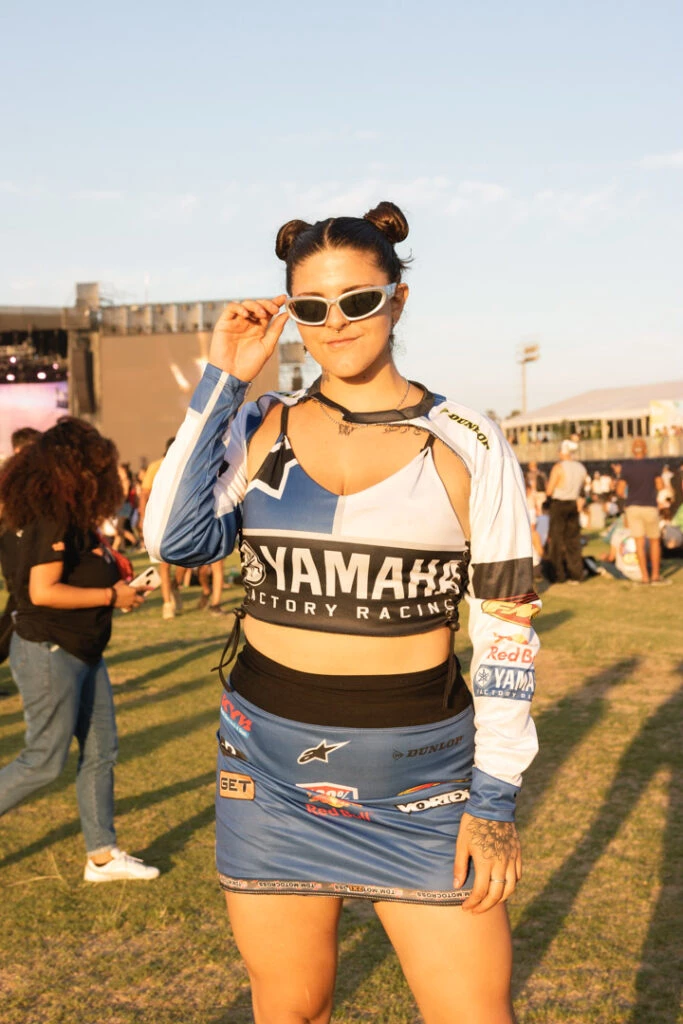 look motomami en Lollapalooza