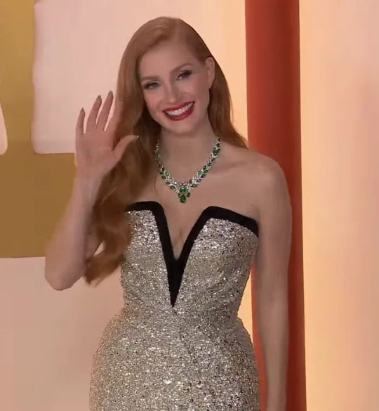 Jessica Chastain en los Oscar