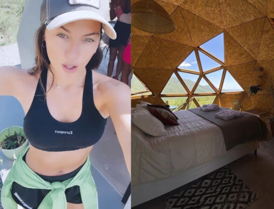 Las fotos de Sofía "Jujuy" Jiménez y sus hermanas haciendo glamping entre los cerros