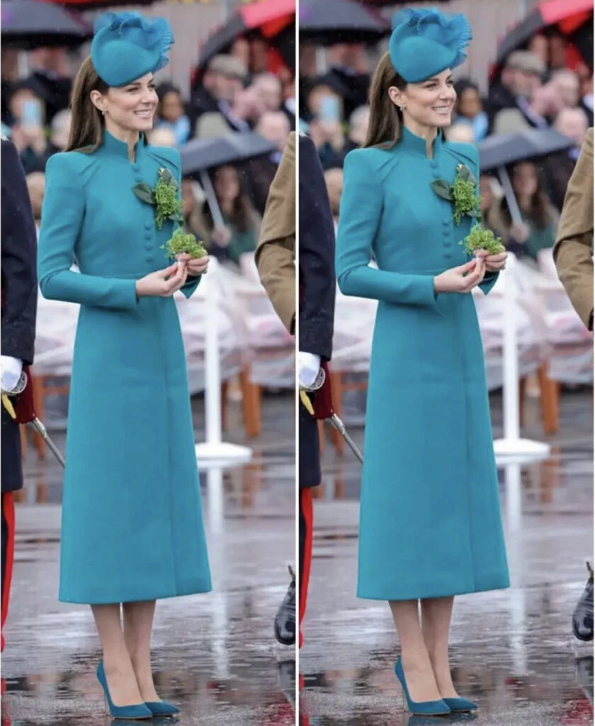 Kate Middleton y su look para el día de San Patricio. Foto: Instagram.