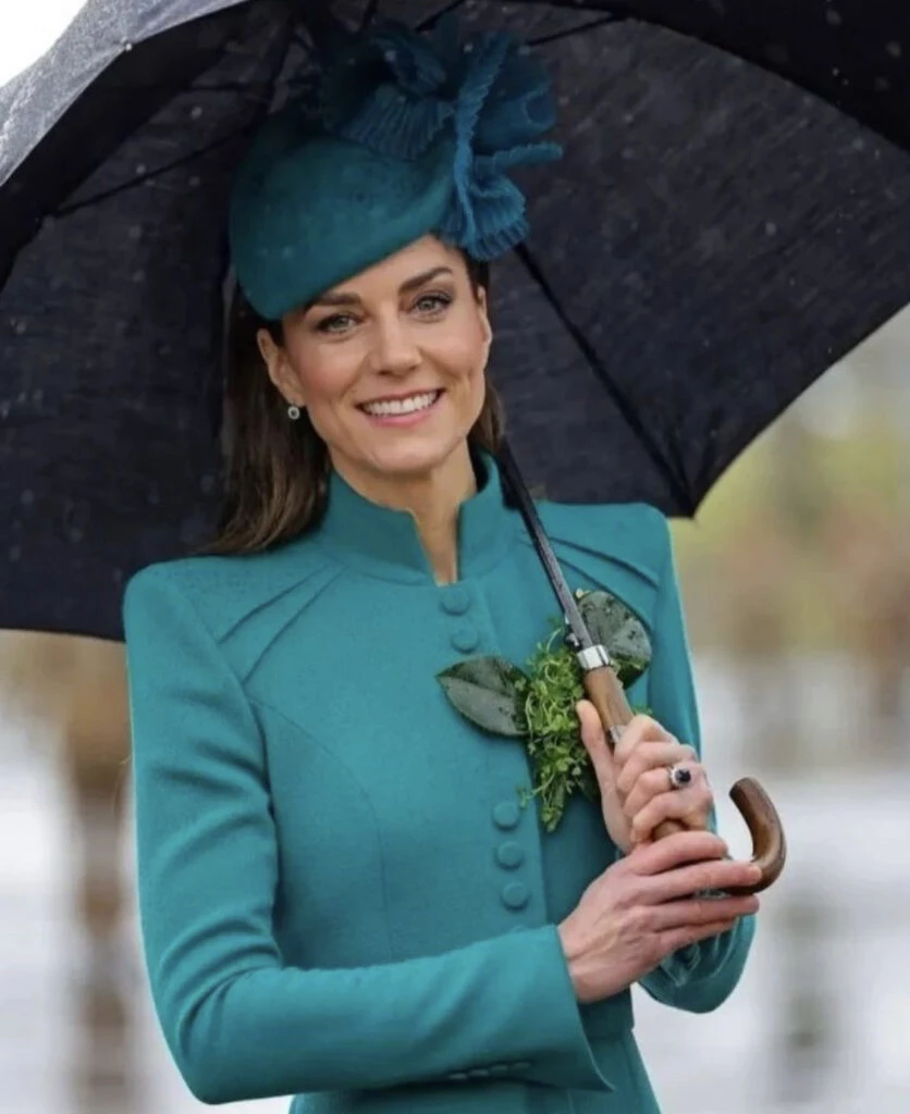 Kate Middleton y su look para el día de San Patricio. Foto: Instagram.