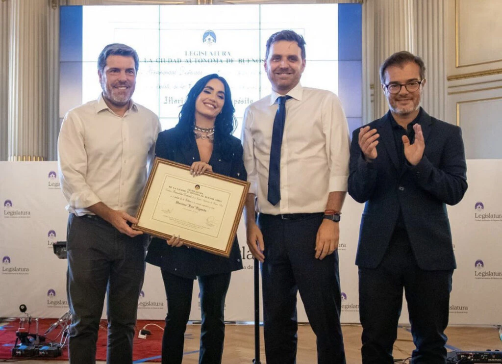 Lali Espósito personaje destacado de la cultura en la Ciudad. Foto: Instagram.