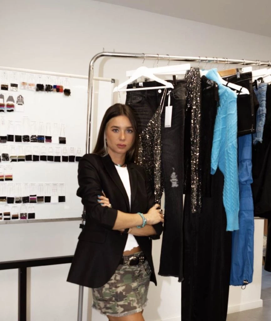 Lucía Celasco usó el estampado furor del 2023