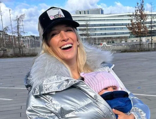 Luisana Lopilato mostró lo grande que está  Cielo: aparece en brazos de Michael Bublé en un video por el día del padre