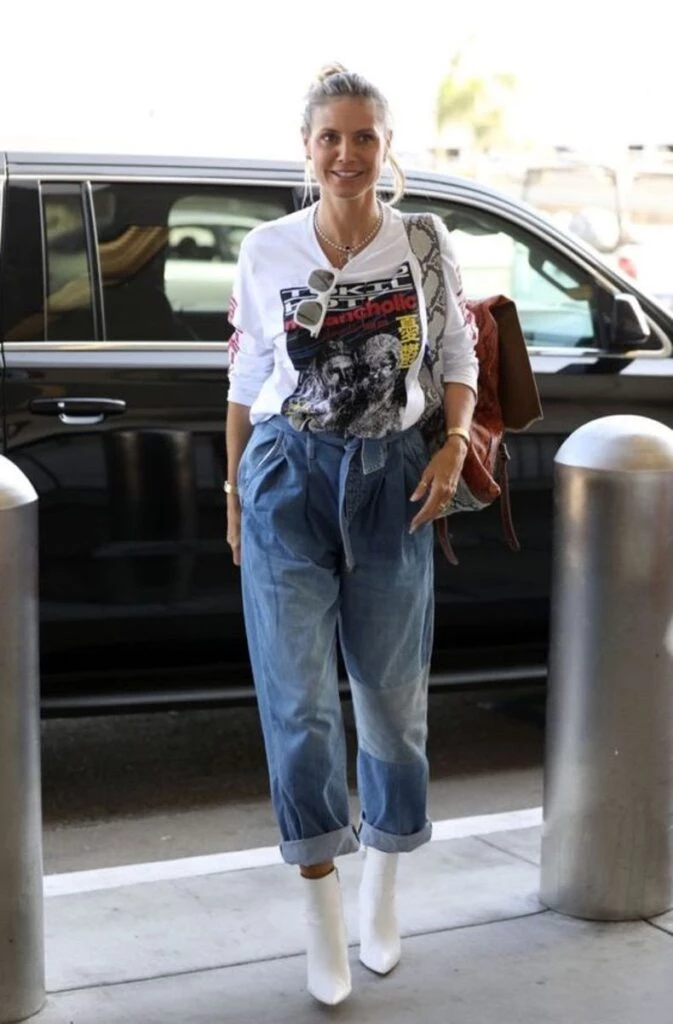 slouchy jeans heidi klum