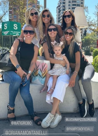 Pampita en Chile para el cumpleaños de María Albero