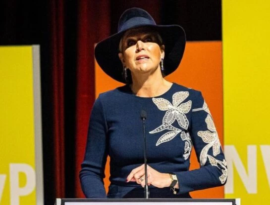 Máxima Zorreguieta lució un increíble look de Oscar de la Renta