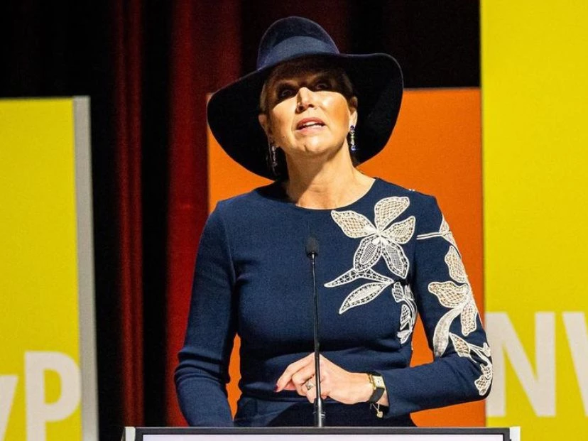 Máxima Zorreguieta lució un increíble look de Oscar de la Renta