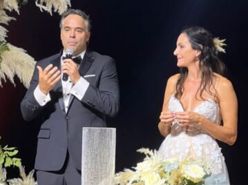 Las fotos del casamiento de Luciana Aymar
